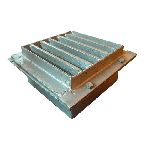 Flange Type Drainage Spouts - Color: Silver