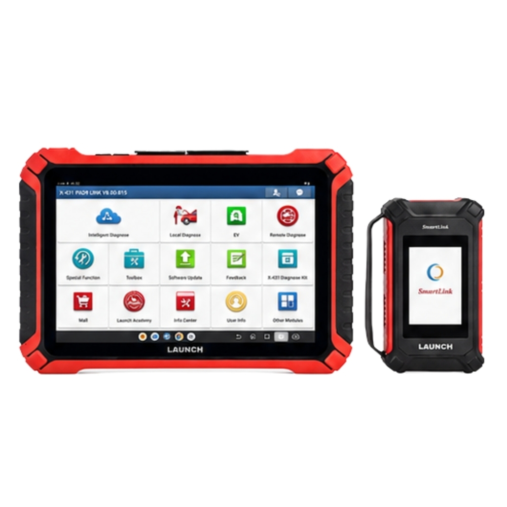 X-431 Pad9 Link - Color: Black With Red Edges