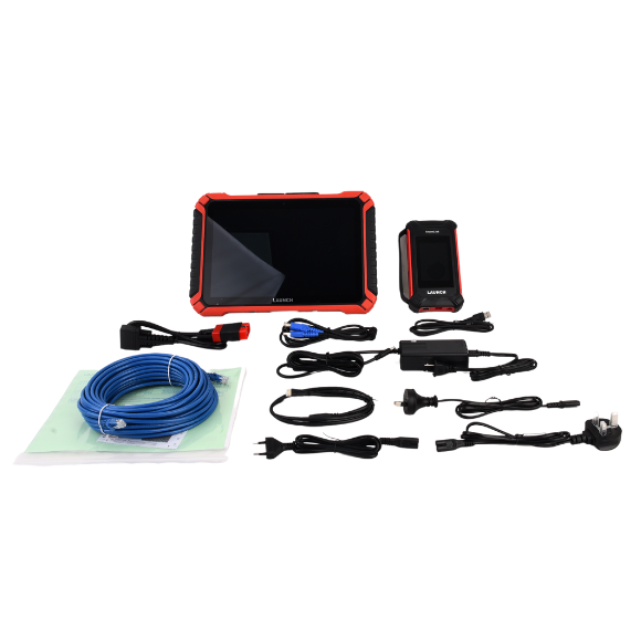 X-431 Pad9 Link - Color: Black With Red Edges