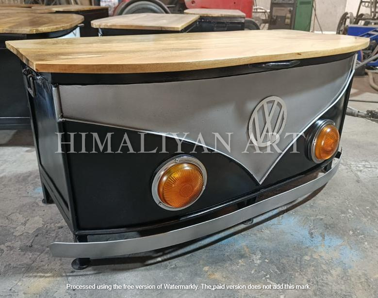 antique automobile front bar counter