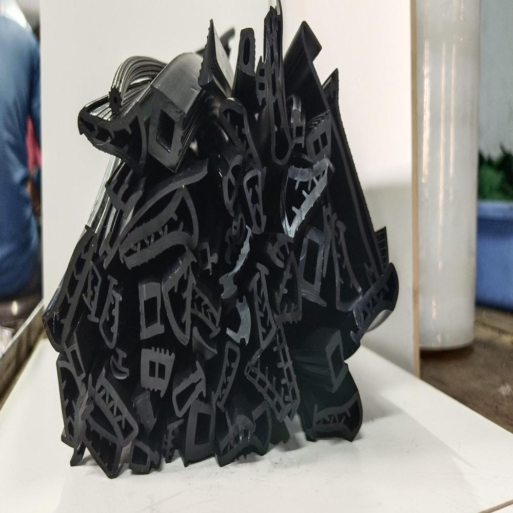 Epdm Rubber Profile - Color: Black