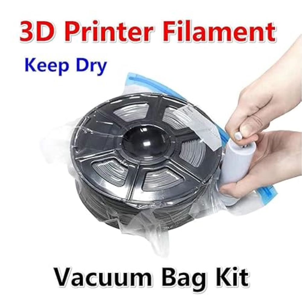 FiLAMONT Vaccum Seal Bag For Filament Pack of 5 bags and 1 Hand Pump