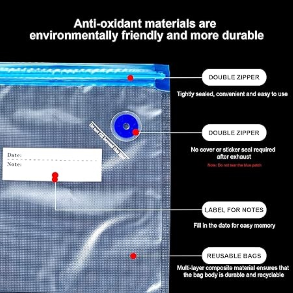 FiLAMONT Vaccum Seal Bag For Filament Pack of 5 bags and 1 Hand Pump