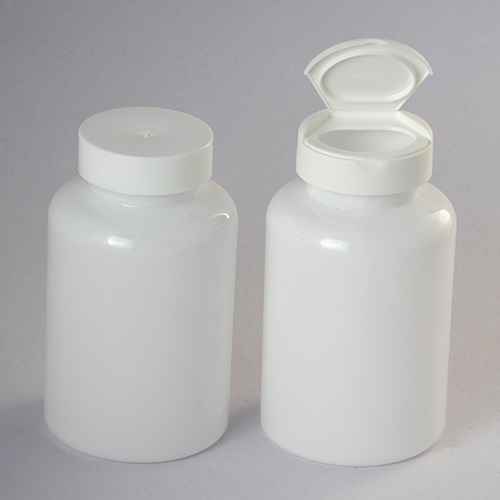 200 Ml Capsule Bottle - Color: White