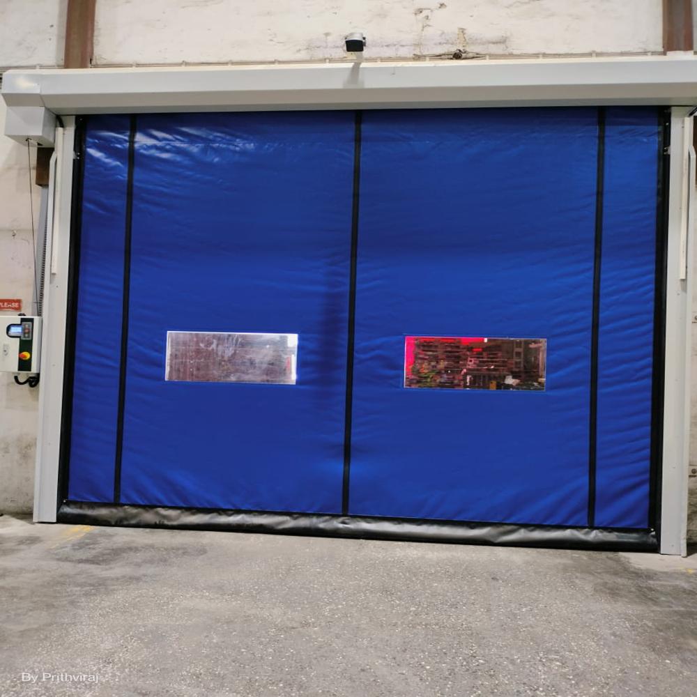 Automatic Sectional Apex High Speed Fold-Up Door