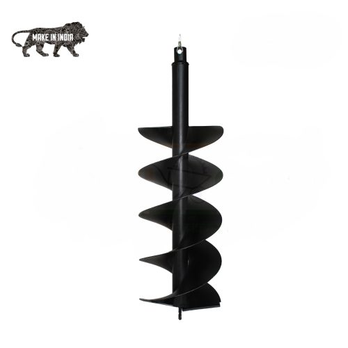 12 Inch Earth Auger Drill Bit - Color: Black Or As Per Order