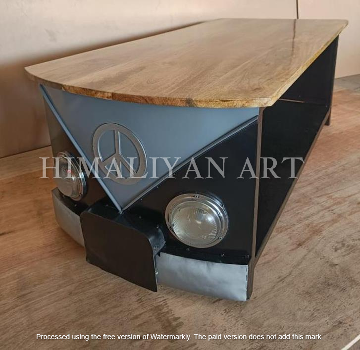 Antique automobile front bar table