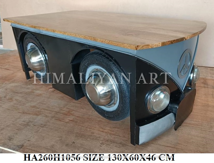 Antique automobile front bar table