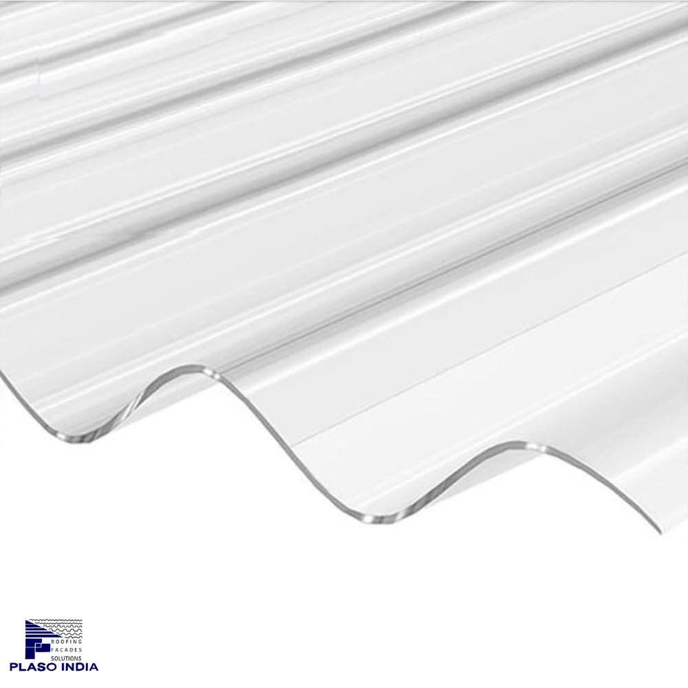 Corrugated polycarbonate sheet
