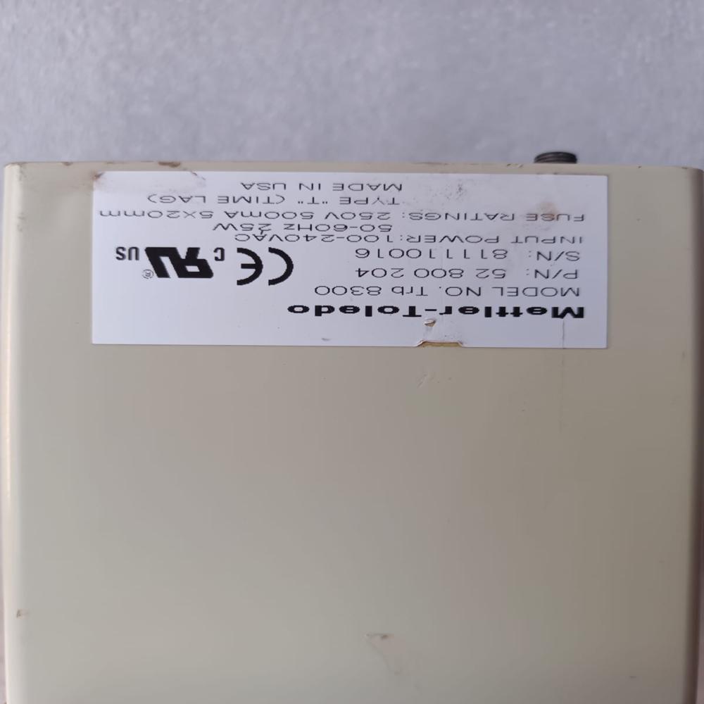 Used Mettler Toledo Model No Trb 8300 P/N 52 800 204 Sensor Transmitter