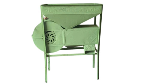 500 Kgph Seed Winnowing Machine - Color: Green