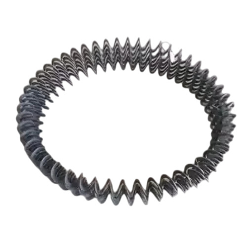 Mild Steel Flexible Screw Conveyor Spring - Color: Silver