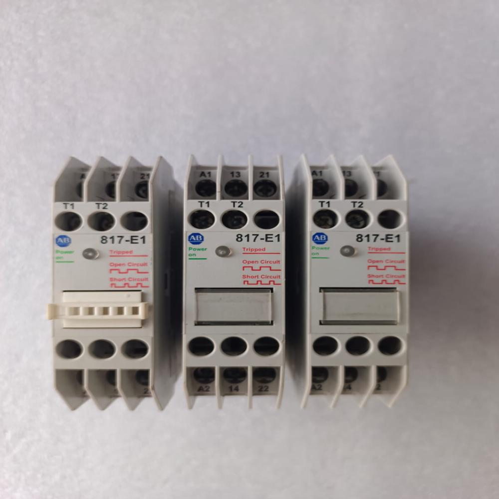 Used Allen Bradley 817-E1 Thermistor Protection Relay 817-E1 - Coil Voltage: 240 Volt (V)
