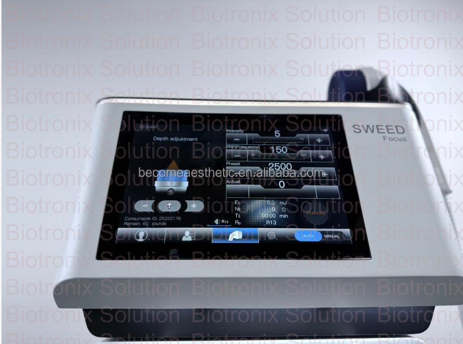 Focused Shockwave Therapy Equipment for Physiotherapy and Rehabilitation