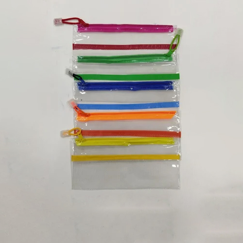 Clr Net Flat Pouch Bags - Color: Multi Colour