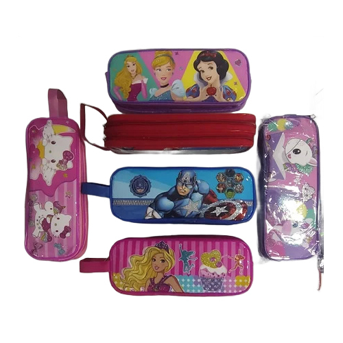 257 Kids Pencil Pouch Bags - Color: Multi Colour