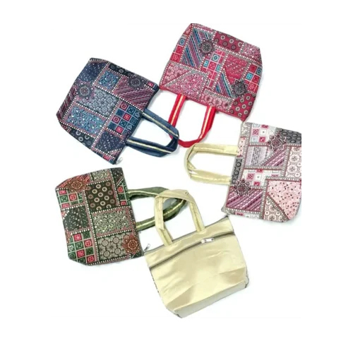 Printed Pooja Bag - Color: Multi Colour