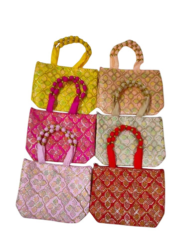 Cross Design Pooja Bag - Color: Multi Colour