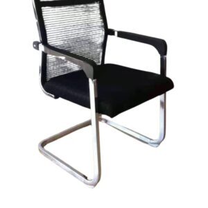 Imported Medium Back Mesh Chai - Color: Black