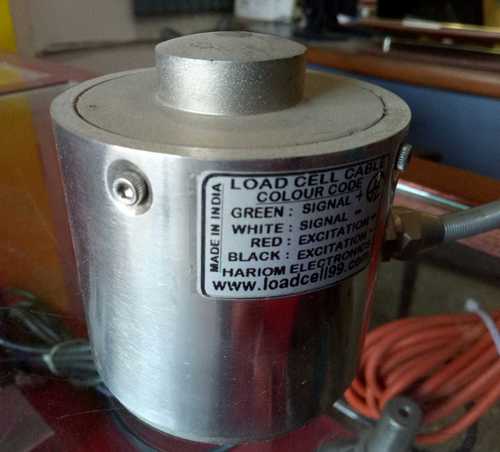 Compression Load Cell - Alloy Steel, 10-100 M.T Capacity Range | High Accuracy, IP67 Environmental Protection, Low Profile for Industrial Weighing