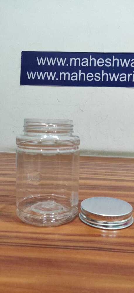 Pet jar for dryfruits 100gm with metal cap
