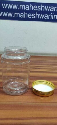 Pet jar for dryfruits 100gm with metal cap