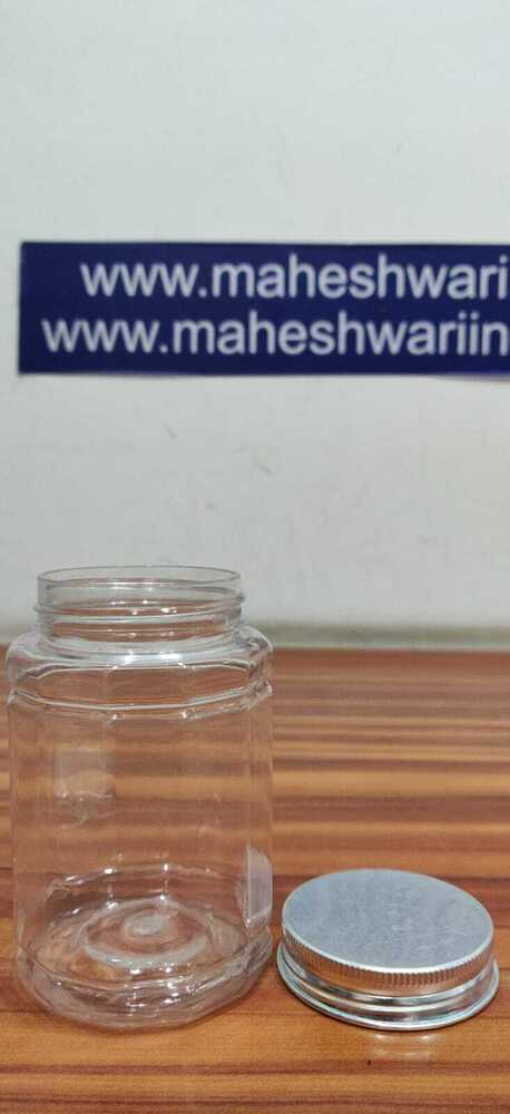 Pet jar for dryfruits 100gm with metal cap