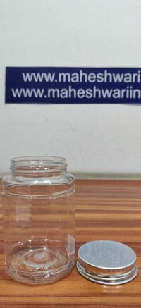 Pet jar for dryfruits 100gm with metal cap