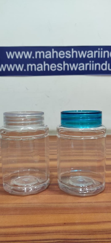 Pet jar for 100gm dry fruits with crystal cap