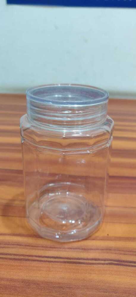 Pet jar for 100gm dry fruits with crystal cap