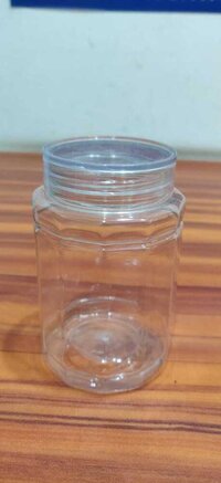 Pet jar for 100gm dry fruits with crystal cap