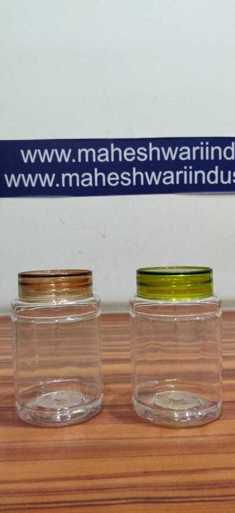 Pet jar for 100gm dry fruits with crystal cap