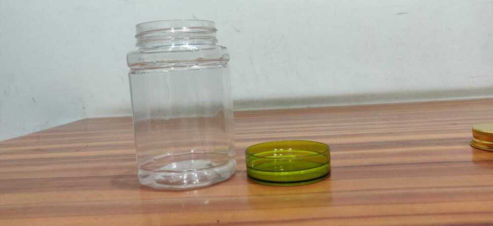 Pet jar for 100gm dry fruits with crystal cap