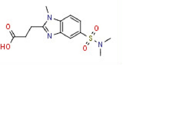 3-(5-Dimethylsulfamoyl-1-methyl-1h-benzoimidazol-2-yl)-propionic acid
