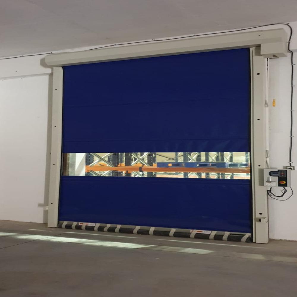 Automatic Sectional Apex High Speed Roll-up Door - Coating Type: Powder Coated