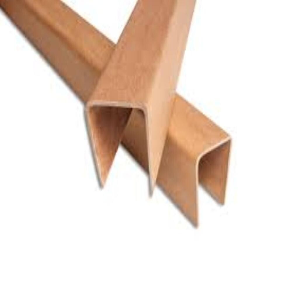 Paper Board U Profile - Color: Brown
