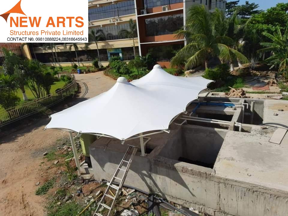 Inverted Tensile Umbrella - Color: White