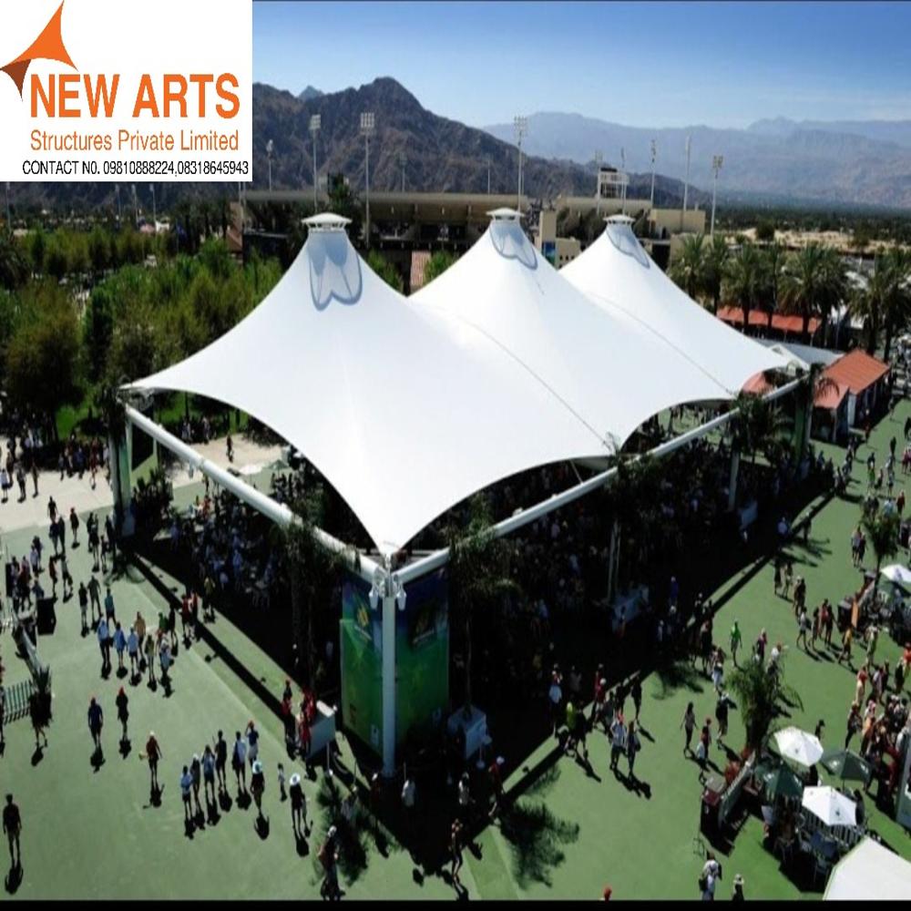 Modular Banquet Hall Tensile Structures - Color: White