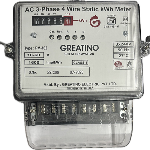 3 phase numeric meter