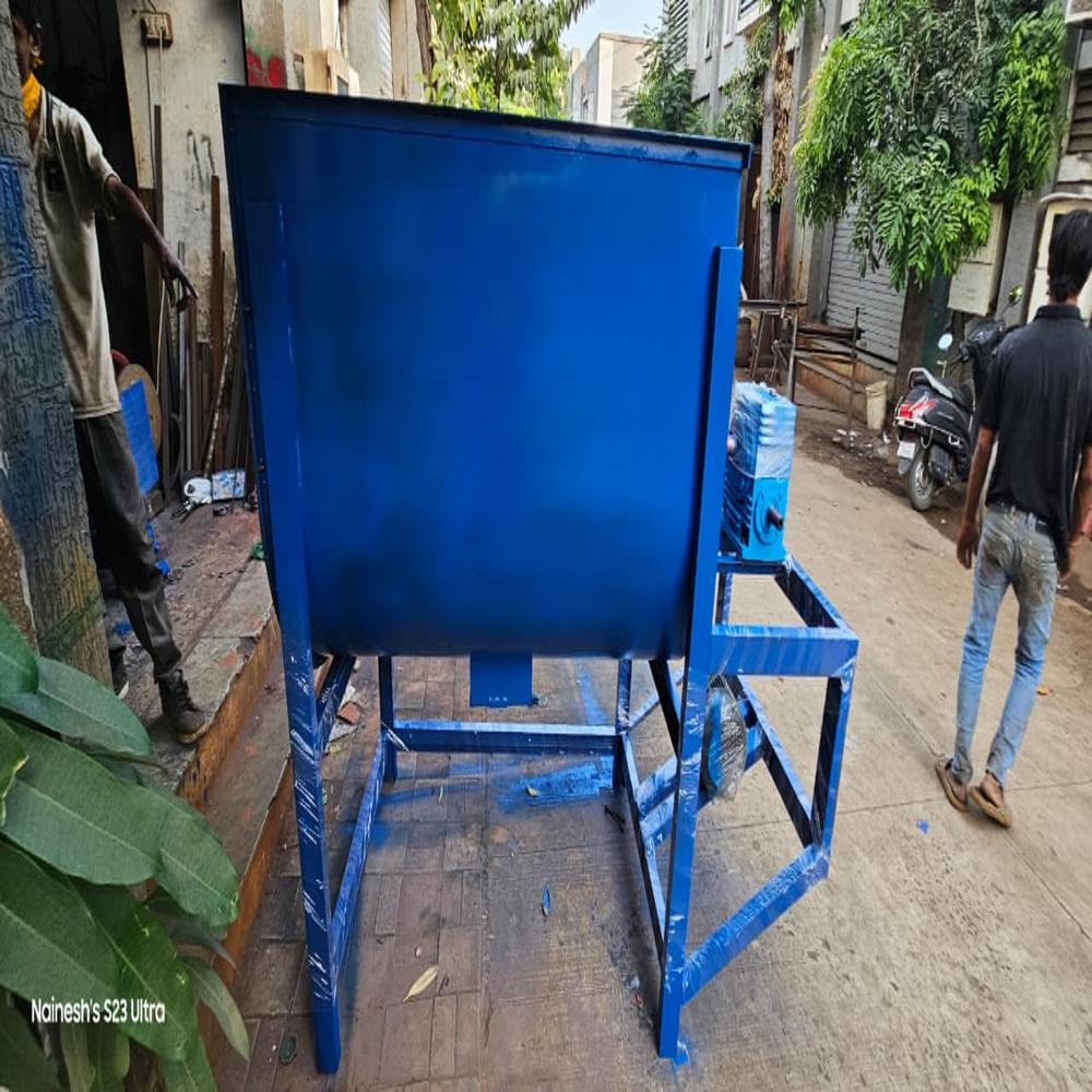 250 Kg Ribbon Blender Mixer Machine - Color: Silver (Ss) / Blue Or Grey (Ms)