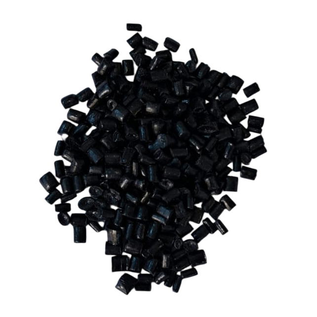Black Nylon Plastic Granules - Hardness: Rigid