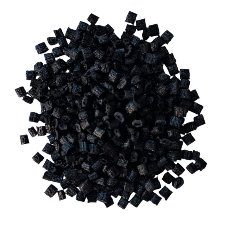 Nylon Glass Filled Granules - Color: Black
