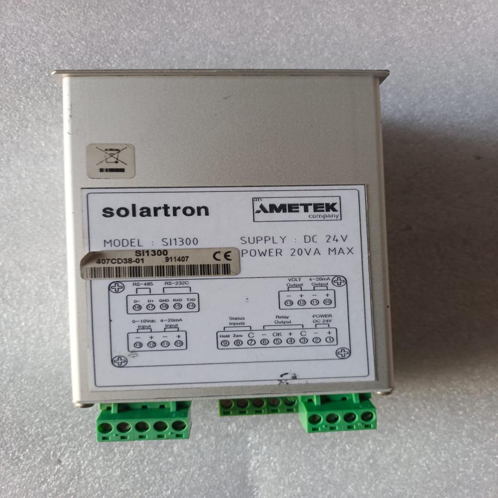 Used Solartron Metrology Si1300 Ametek Si1300 Display Controller