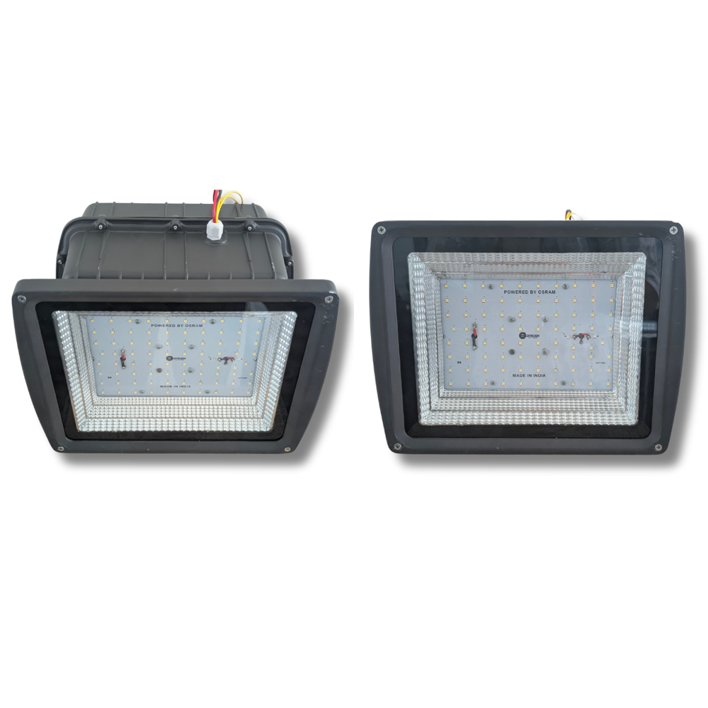 Solar Flood Light - Aluminium Body, 220v Voltage, Ip55 Rating, Cool White Color, B22 Base Type | Commercial Outdoor Lighting Solution