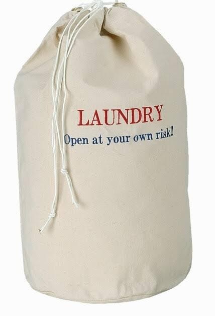 Customized Laundry Bag - Color: White