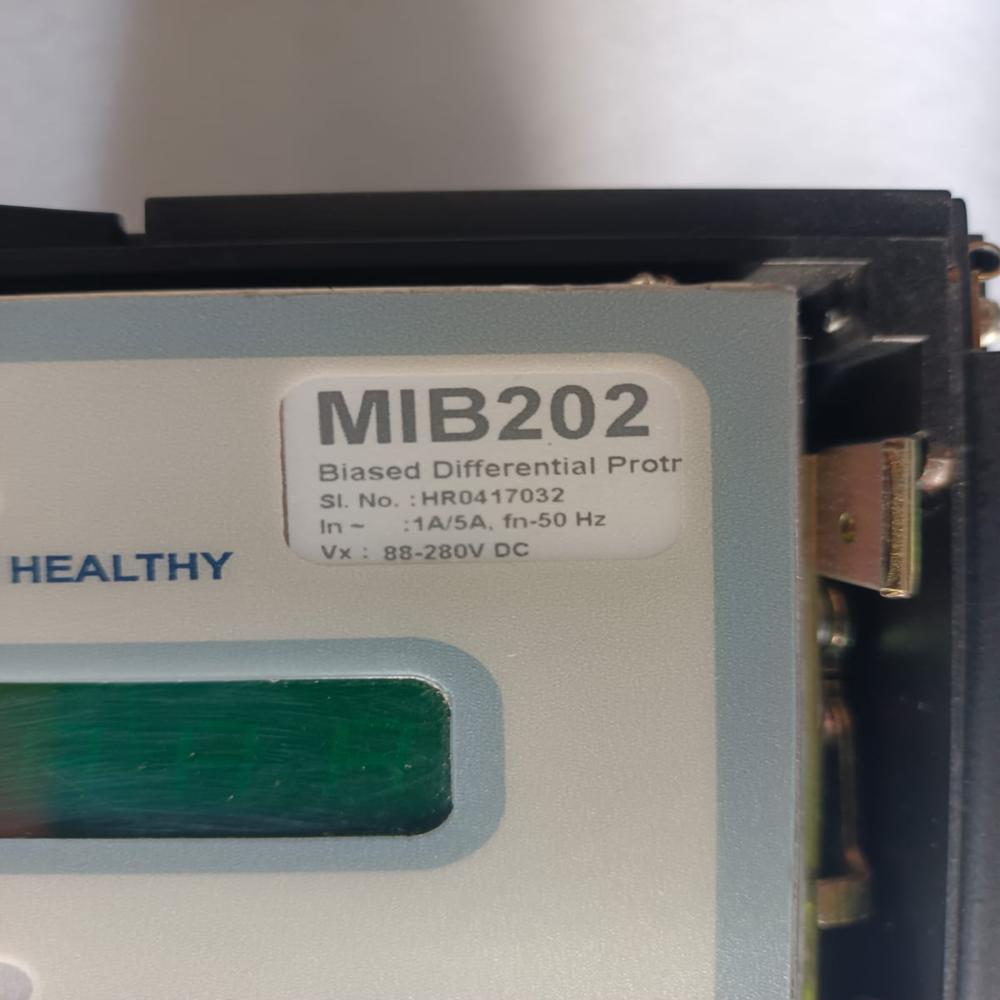 Used Numerical Biased Differntial Protecation Relay Mib202 Easun Reyrolle Type Mib202