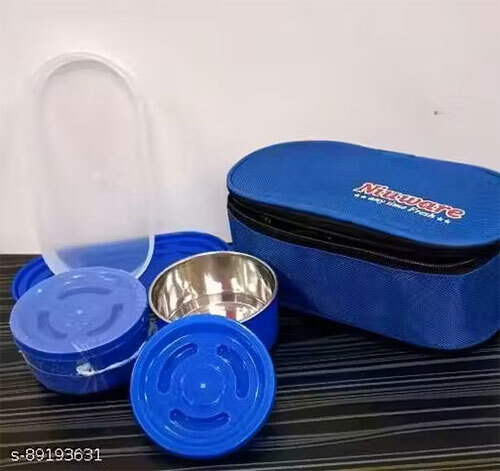 Lunch Box With Bag - Color: Blue