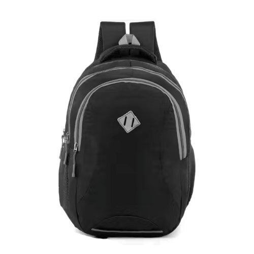 The Marka Black Unisex Backpack - Design: Premium