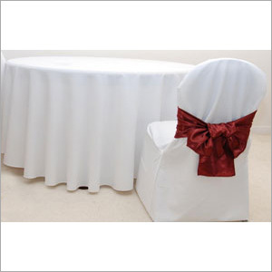 White Polycot Table Cloths