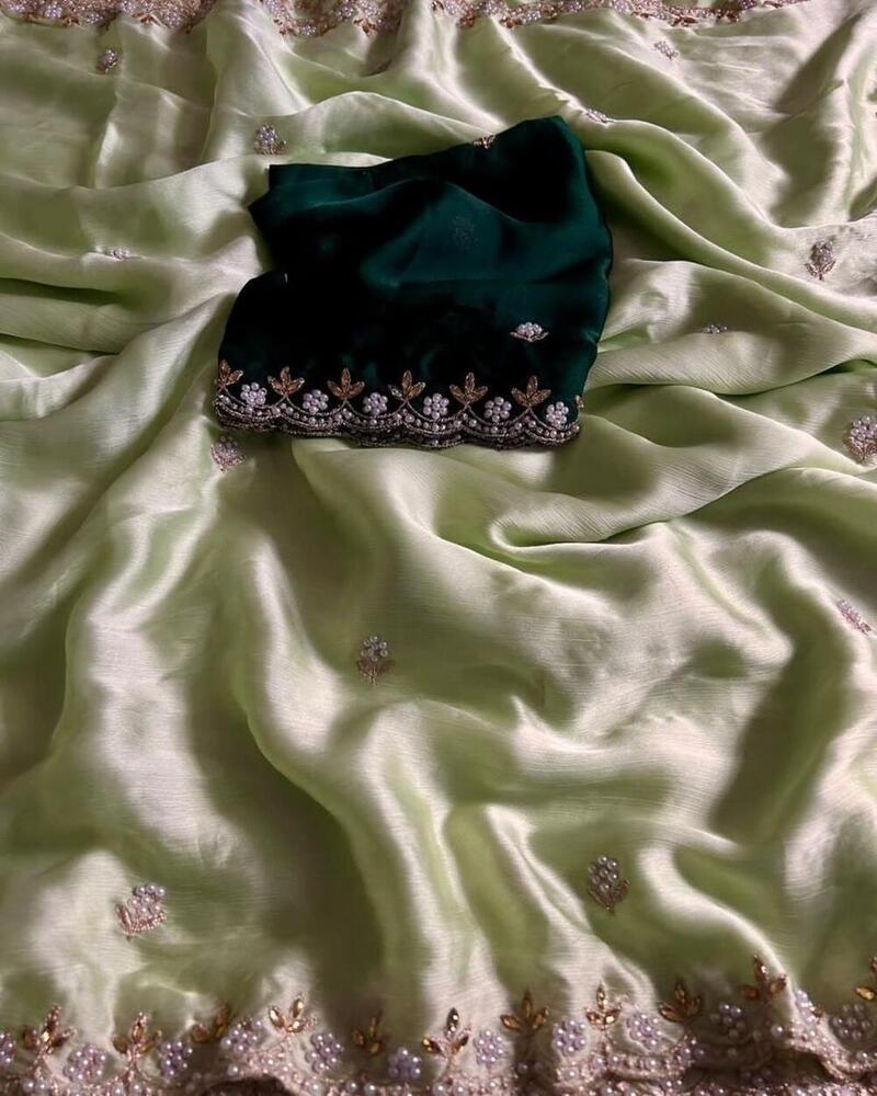 Heavy Soft Georgette Silk Saree